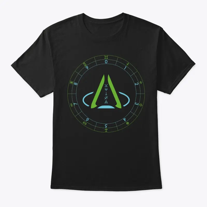 Delta-Glyph Number Wheel T-shirt