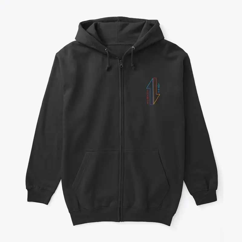 Upside Down Zip Hoodie