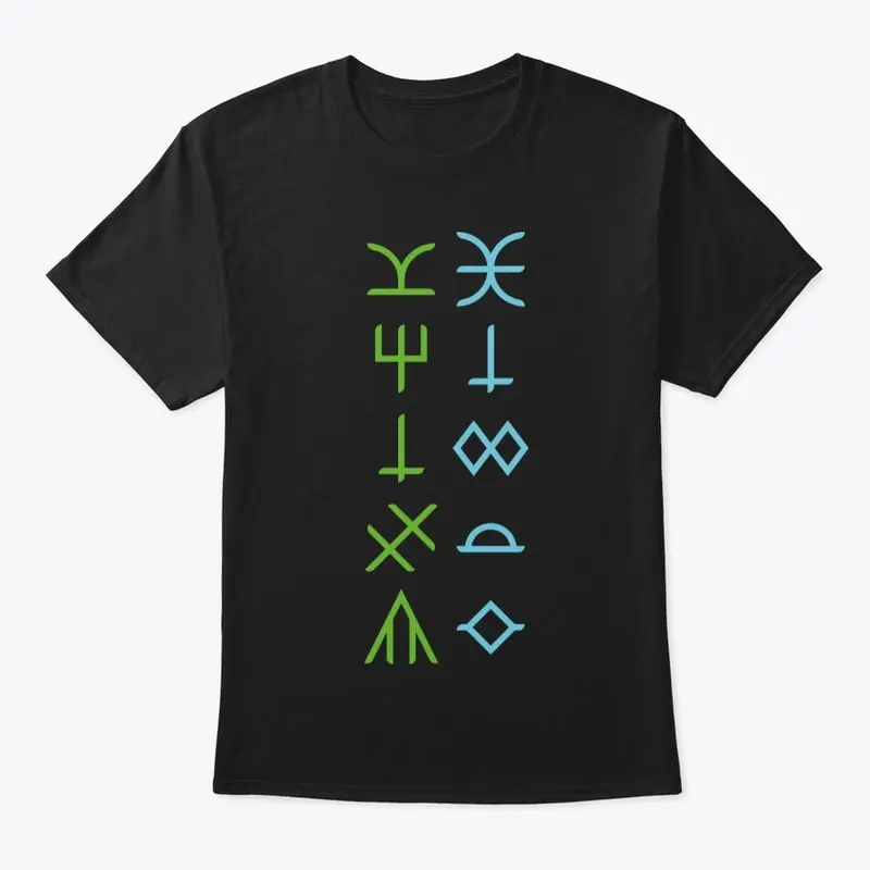 Delta Glyph Text T-shirt